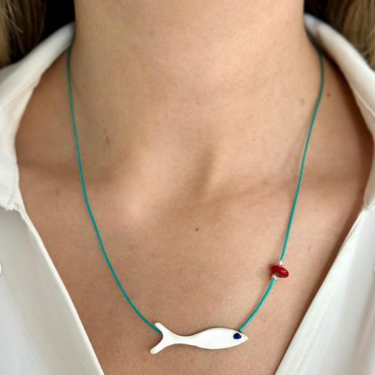 Fish Necklace in 925 Silver
