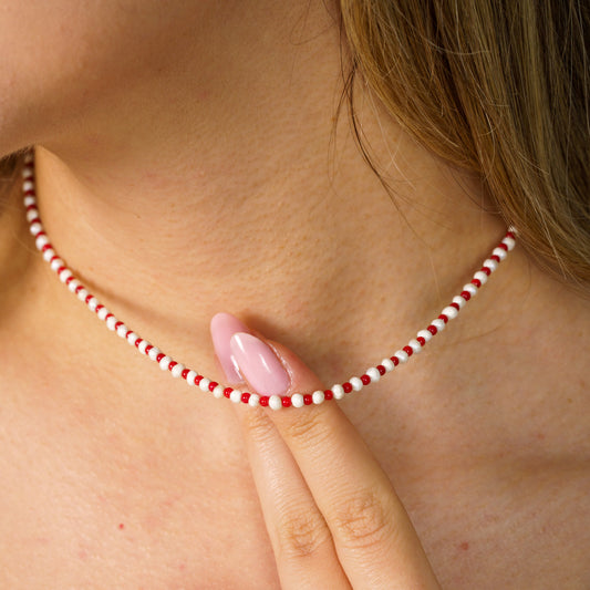 Freshwater Pearls and Coral Gemstone Beaded Necklace